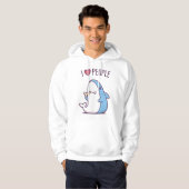 Ik hou van mensen hoodie (Voorkant volledig)