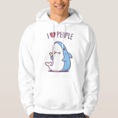 Ik hou van mensen hoodie (Voorkant)