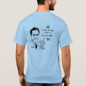 Ik hou van mensen kunnen ontslaan - Romney Quote T-shirt (Achterkant)