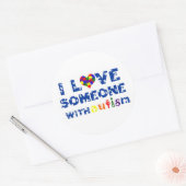 Ik hou van mensen met autisme sticker (Envelop)