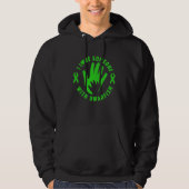 Ik hou van mensen met dwerggroei hoodie (Voorkant)