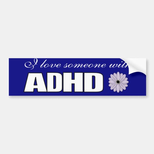 Ik hou van mensen met een Attention Deficit Disord Bumpersticker (Voorkant)