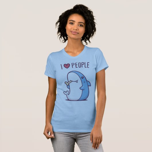 Ik hou van mensen t-shirt (Voorkant volledig)