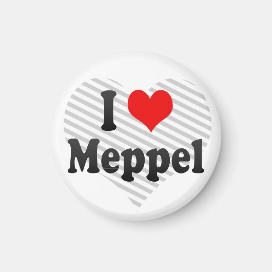 Ik hou van Meppel, Nederland Magneet (Voorkant)