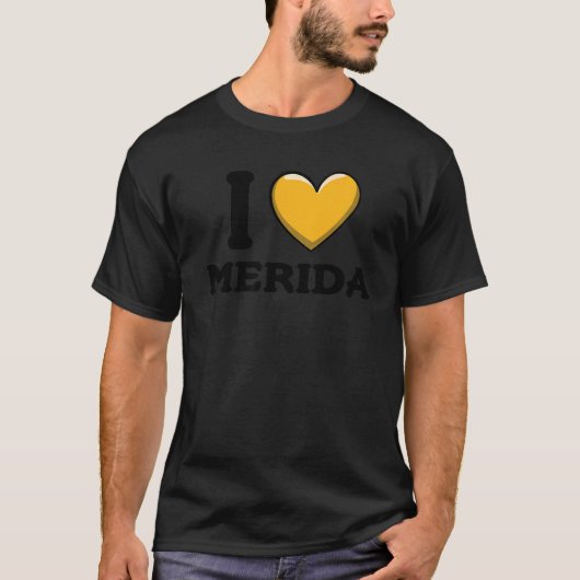 Ik hou van Merida Mexico 6 T-shirt (Voorkant)