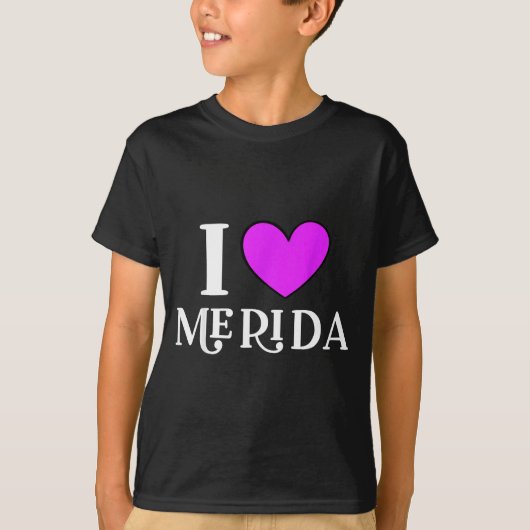 Ik hou van Merida Mexico T-shirt (Voorkant)
