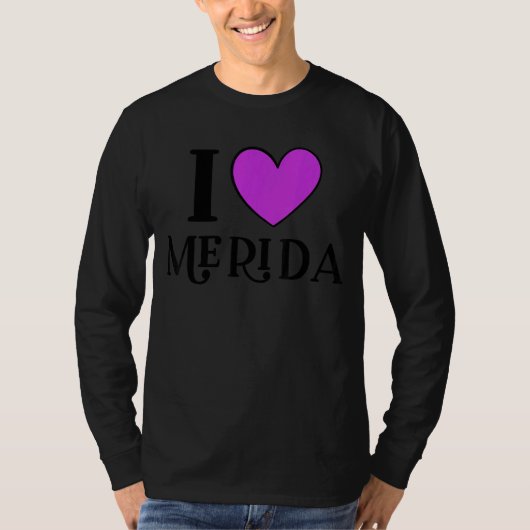 Ik hou van Merida Mexico Vakantie 2 T-shirt (Voorkant)