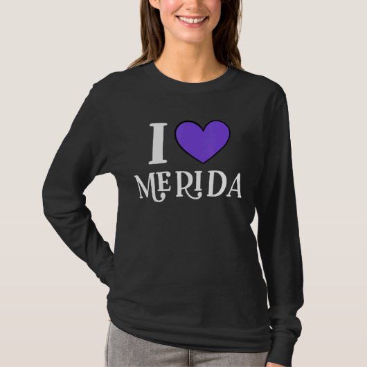 Ik hou van Merida Mexico Vakantie 4 T-shirt (Voorkant)