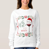 Ik hou van Merlot Kerst T-shirt (Voorkant)