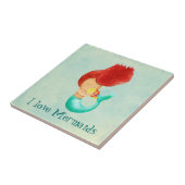 Ik hou van Mermaids Tegeltje (Zijkant)