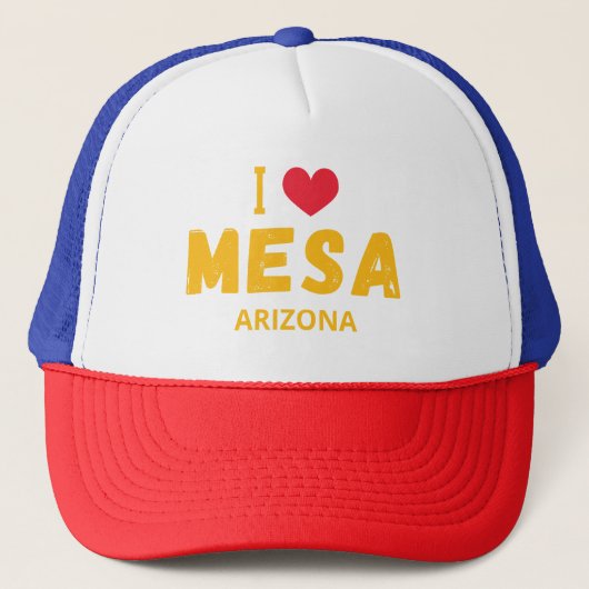 Ik hou van Mesa, Arizona Trucker Pet (Voorkant)