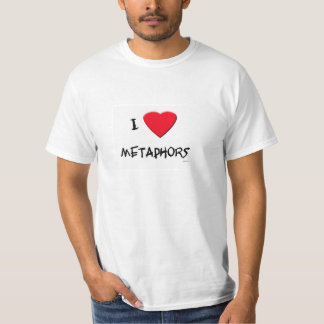 Ik hou van metaforen t-shirt