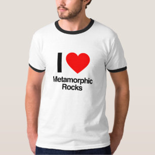 Ik hou van metamorfe rotsen t-shirt