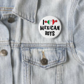 Ik hou van Mexicaanse jongens Ronde Button 5,7 Cm (In situ)