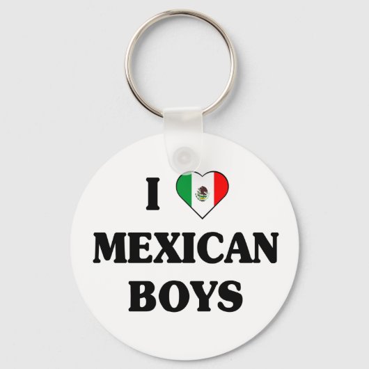 Ik hou van Mexicaanse jongens Sleutelhanger (Voorkant)