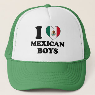 Ik hou van Mexicaanse jongens Trucker Pet