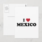Ik hou van Mexico Briefkaart (Voorkant / Achterkant)