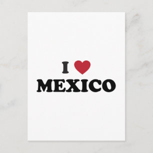 Ik hou van Mexico Briefkaart