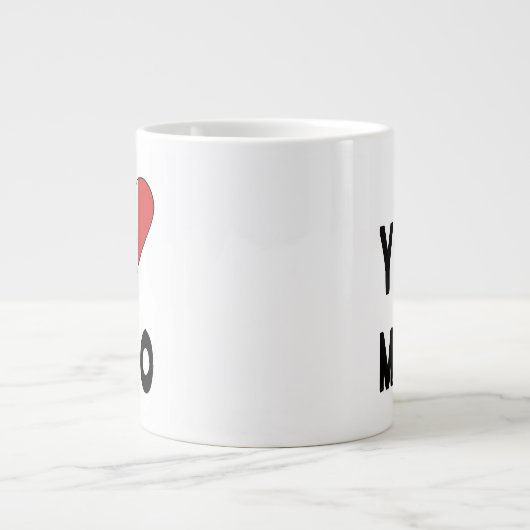 Ik hou van Mexico Grote Koffiekop (Voorkant)