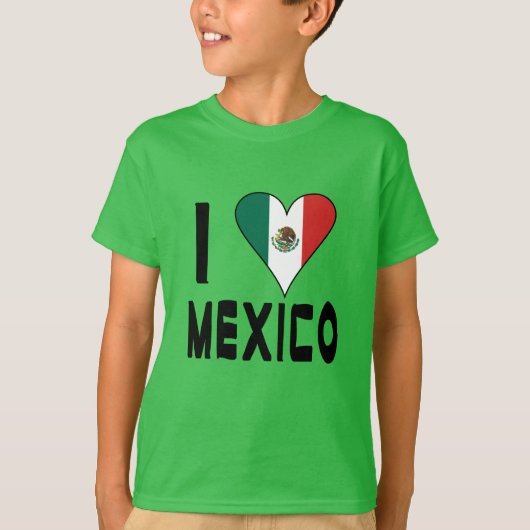 Ik hou van Mexico Jongens T-shirt (Voorkant)