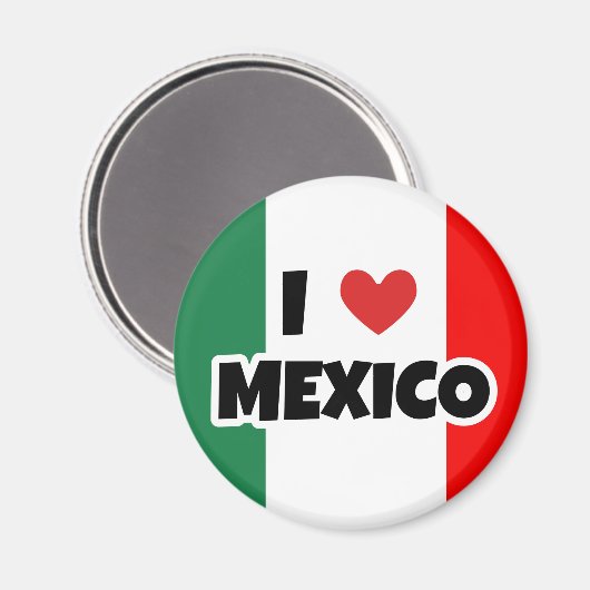 Ik hou van Mexico Magneet (Voorkant / Achterkant)