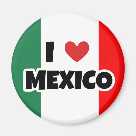 Ik hou van Mexico Magneet (Voorkant)