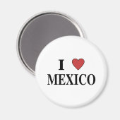 Ik hou van Mexico Magneet (Voorkant / Achterkant)