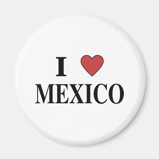Ik hou van Mexico Magneet (Voorkant)
