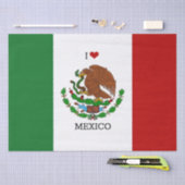 ik hou van mexico - mexicaanse vlag tissuepapier (Craft)