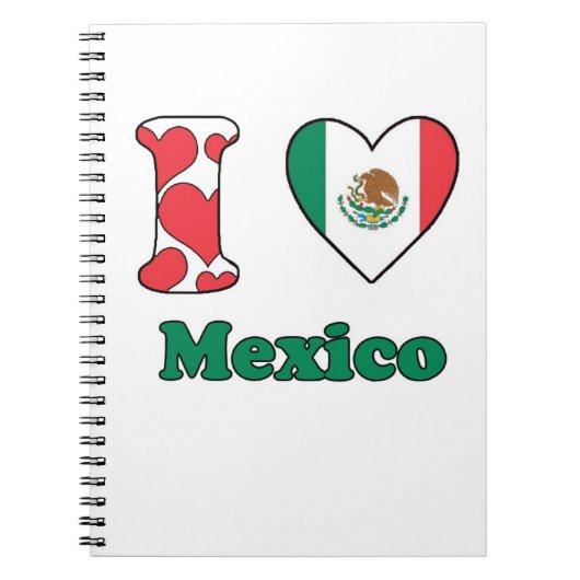 Ik hou van Mexico Notitieboek (Voorkant)
