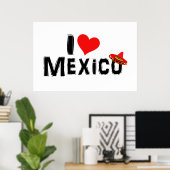 Ik hou van Mexico Poster (Thuiskantoor)