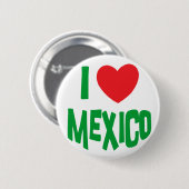 Ik hou van Mexico Ronde Button 5,7 Cm (Voorkant /achterkant)