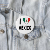 Ik hou van Mexico Ronde Button 7,6 Cm (In situ)
