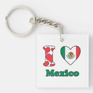 Ik hou van Mexico Sleutelhanger