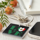 Ik hou van Mexico Sleutelhanger (Voorkant Rechts)