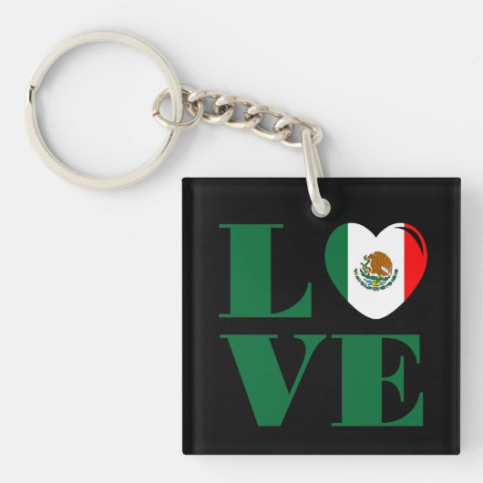 Ik hou van Mexico Sleutelhanger (voorkant)