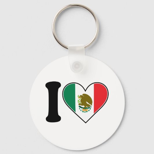 Ik hou van Mexico Sleutelhanger (Voorkant)