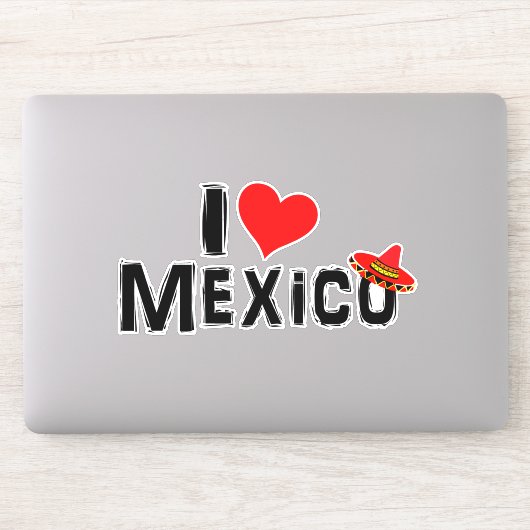 Ik hou van Mexico Sticker (Computer)