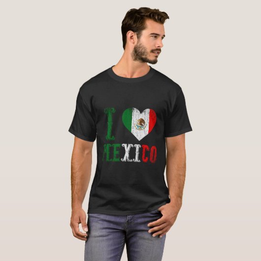 Ik hou van Mexico T-shirt (Voorkant volledig)