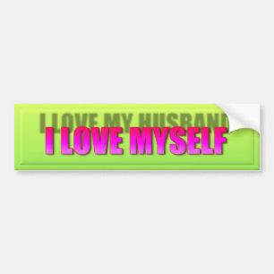 Ik hou van mezelf bumpersticker