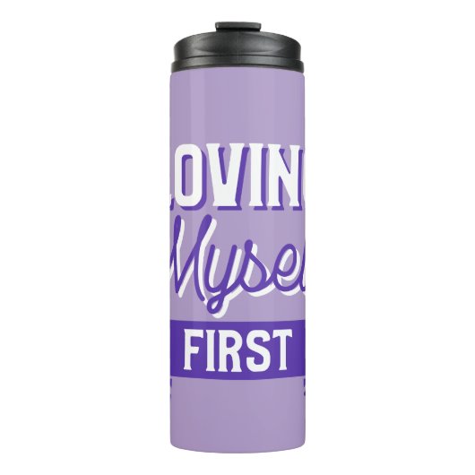 Ik hou van mezelf eerste liefde thermosbeker (Voorkant)