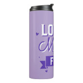 Ik hou van mezelf eerste liefde thermosbeker (Gedraaid links)