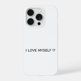 “Ik Hou Van Mezelf” Hoesje – Schattig & Betaalbaar iPhone 15 Pro Case