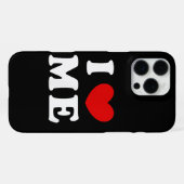 IK HOU VAN MEZELF iPhone HOESJE (Achterkant horizontaal)