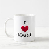 ik hou van mezelf koffiemok (Links)