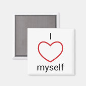 Ik hou van mezelf magneet (Voorkant / Achterkant)