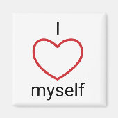 Ik hou van mezelf magneet (Voorkant)