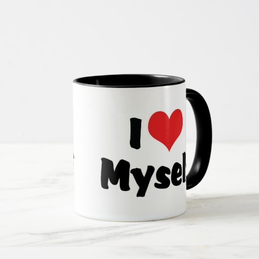 Ik hou van mezelf mok (Voorkant rechts)