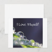 "Ik hou van mezelf!" Reeks #2 Briefkaart (Voorkant / Achterkant)
