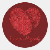 Ik hou van mezelf Sticker (Voorkant)